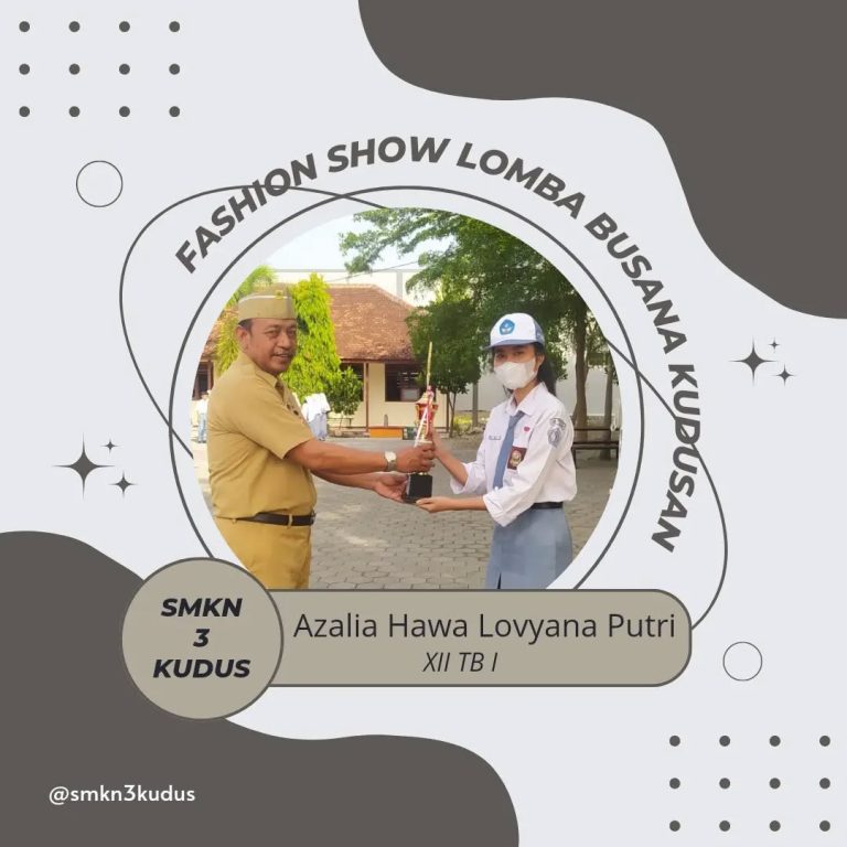 Azalia Hawa Lovyana Putri Juara Fashion Show Lomba Busana Kudusan