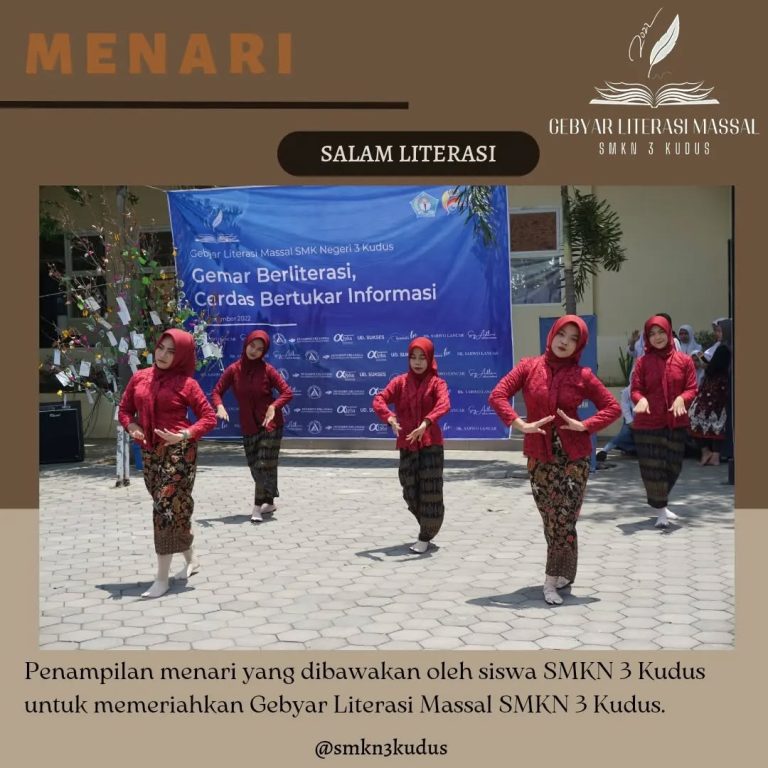 GEBYAR LITERASI MASSAL SMKN 3 KUDUS TAHUN 2022