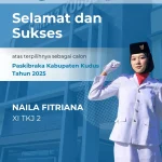 Naila Fitriana terpilih menjadi calon Paskibraka Kabupaten Kudus Tahun 2025