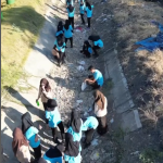 Clean up sungai depan SMKN 3 Kudus