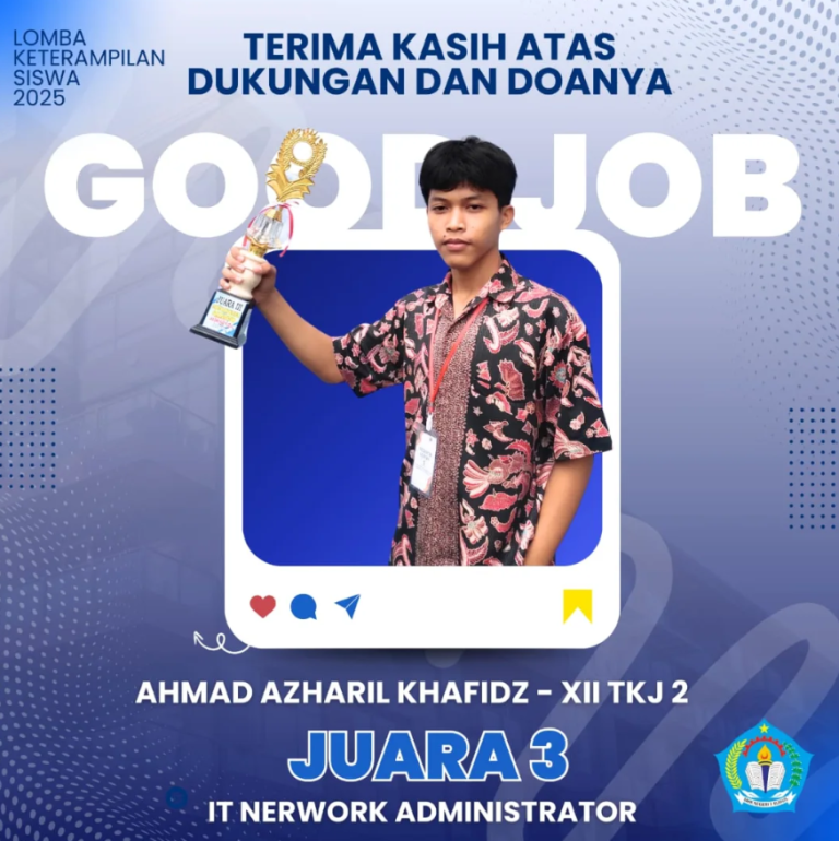 Ahamad Azharil Khafidz Juara 3 LKS