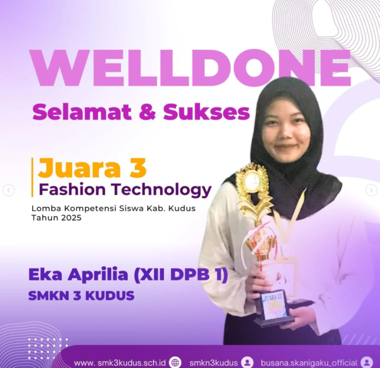 Eka Aprilia Juara 3 LKS